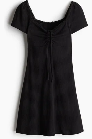 H&M Uitlopende jurk met kant