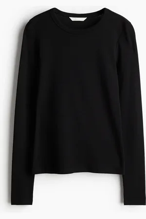 H&M Tricot top met lange mouwen