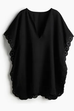 H&M Strandkaftan met broderie anglaise