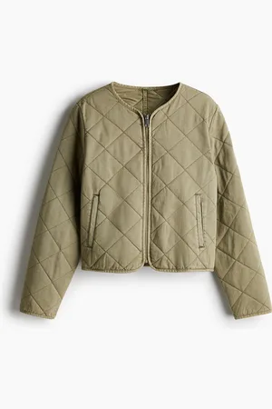 H&M Doorgestikt katoenen jack