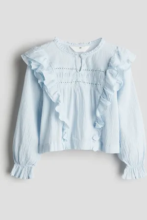 H&M Katoenen blouse met volants