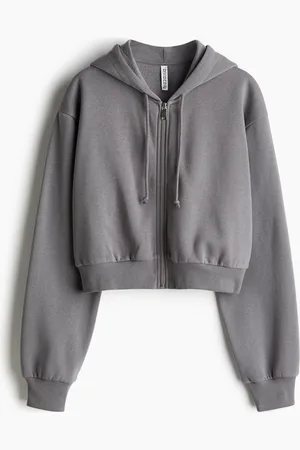 H&M Cropped capuchonvest