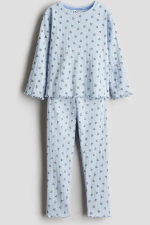 H&M Pyjama van geribd katoen