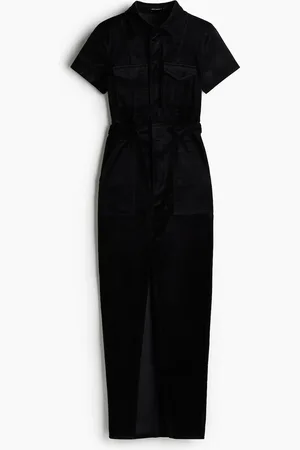 H&M Fit For Success Velvet Maxi Dress