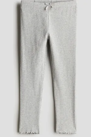 H&M Geribde katoenen legging