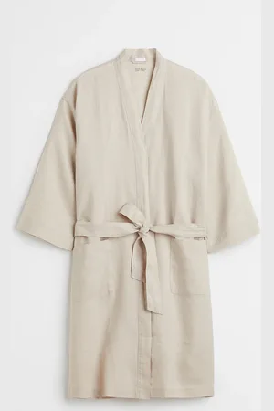 H&M Ochtendjas van gewassen linnen