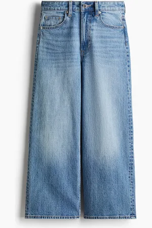 H&M Wide High Cropped Jeans