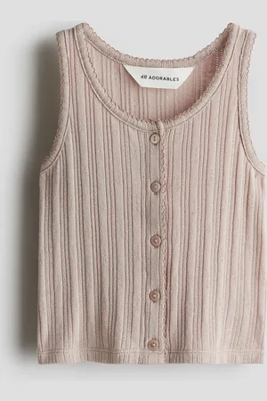 H&M Tanktop van pointelletricot