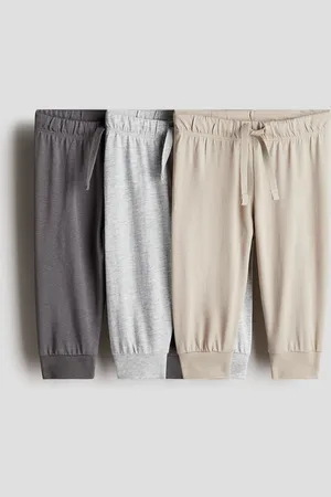 H&M Set van 3 joggers van katoenen tricot