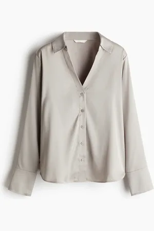 H&M Blouse met V-hals