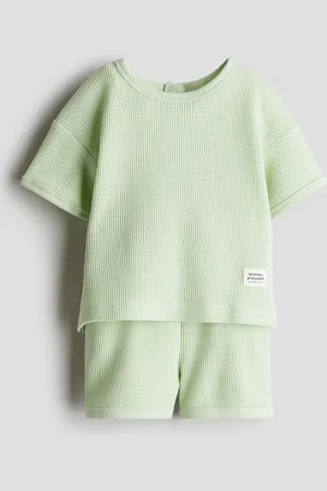H&M Tweedelige set van wafeltricot