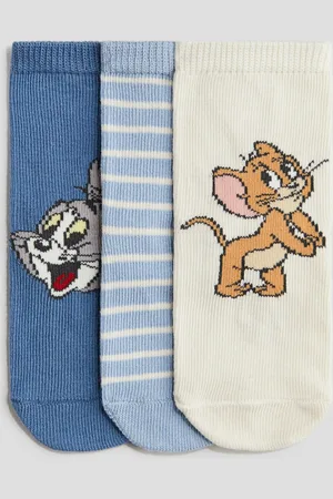 H&M 3 paar sokken met motief