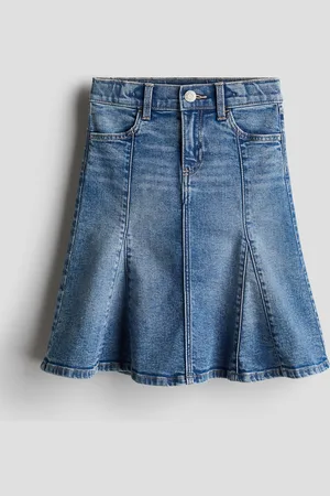 H&M Uitlopende denim rok