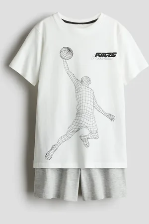 H&M Pyjama van katoenen tricot
