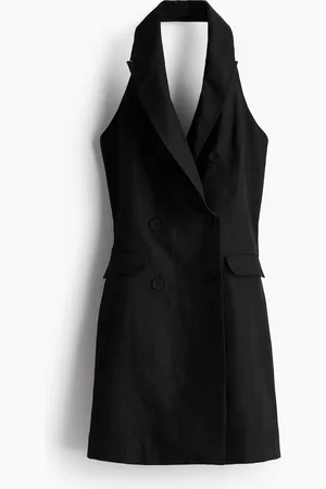 H&M Halterjurk van linnenmix