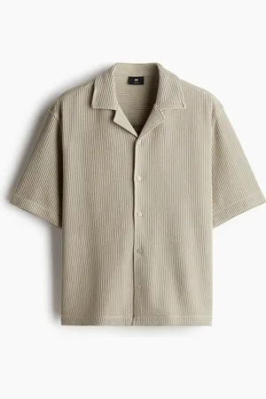 H&M Geribd casual overhemd - Loose Fit