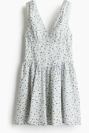 H&M Katoenen jurk met uitlopende rok