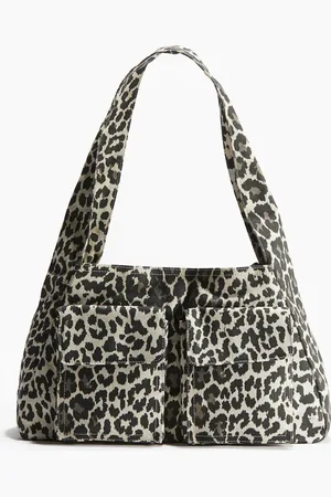 H&M Shopper van katoenen twill