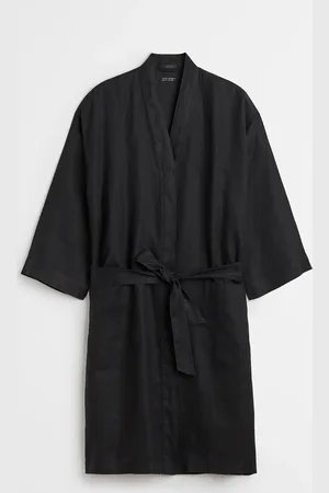 H&M Ochtendjas van gewassen linnen