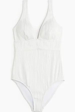 H&M Waverib Plunge Swimsuit
