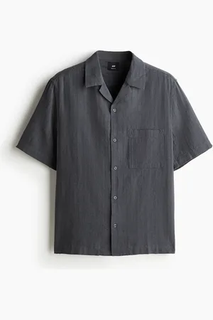 H&M Casual overhemd van linnenmix - Regular Fit