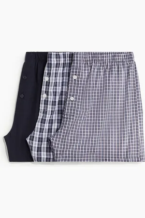 H&M Set van 3 geweven katoenen boxershorts