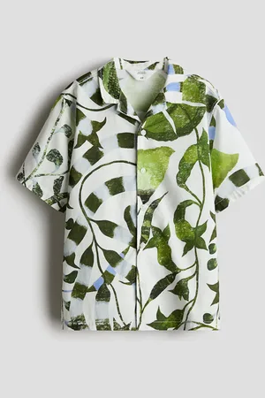 H&M Casual katoenen overhemd met print