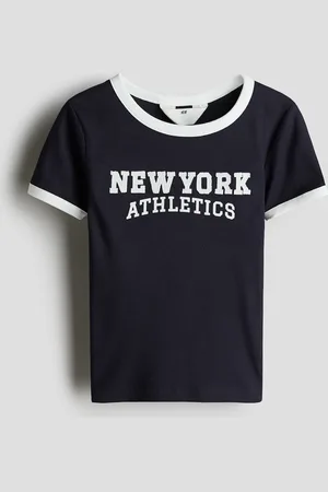 H&M Katoenen top met geprint motief