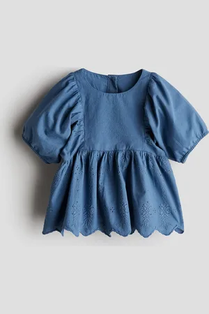 H&M Blouse met broderie anglaise
