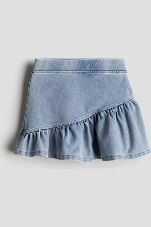 H&M Volantrok met denimlook
