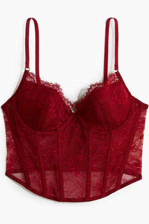 H&M Padded bustier van kant