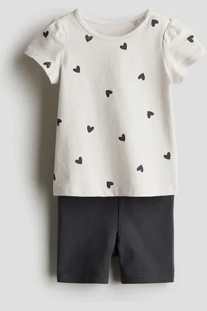 H&M Tweedelige set van katoenen tricot