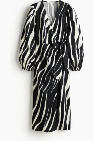 H&M Katoenen overslagjurk