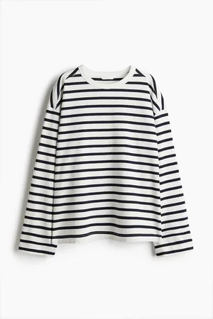 H&M Top van katoenen tricot