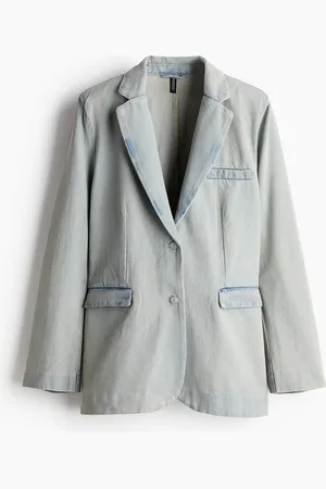 H&M Single-breasted denim blazer