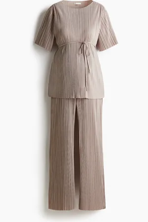 H&M MAMA Tweedelige geplisseerde set