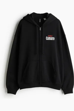 H&M Oversized capuchonvest met print