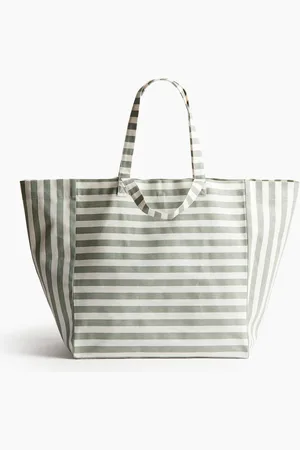 H&M Strandtas van katoenen canvas