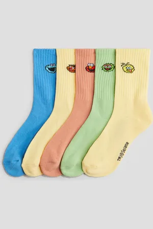 H&M 5 paar sokken met ingebreid motief