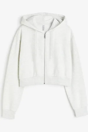 H&M Cropped capuchonvest