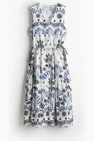 H&M Katoenen jurk met drawstring