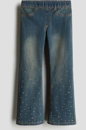 H&M Denim jegging met decoraties