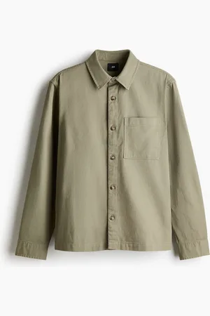 H&M Overshirt van katoenen twill - Regular Fit