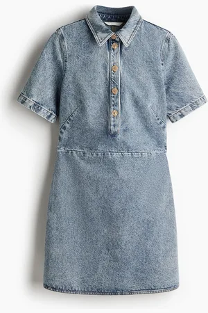 H&M Denim jurk met kraag