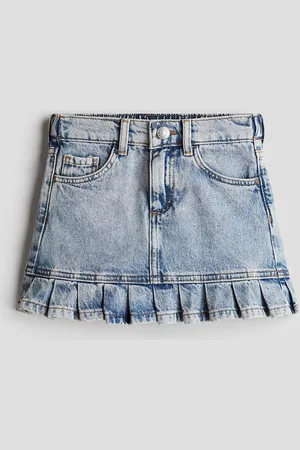 H&M Denim rok met volantrand