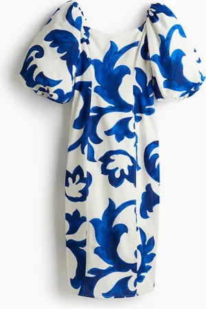 H&M Jurk met ballonmouwen