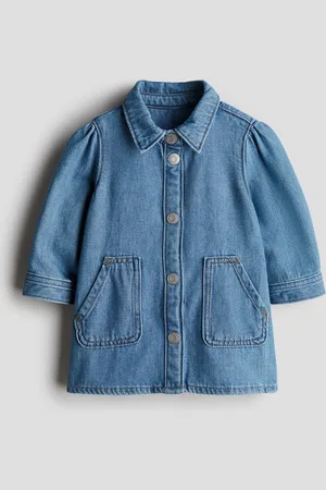 H&M Denim overhemdjurk