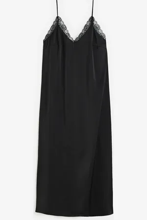 H&M Slip-on jurk met kant