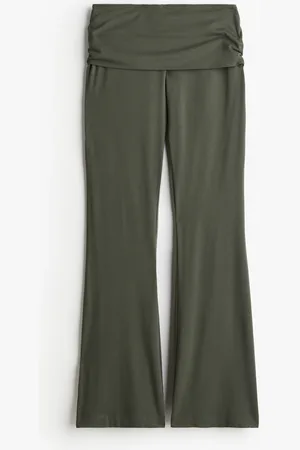 H&M Uitlopende tricot broek