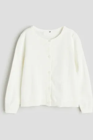 H&M Fijngebreid katoenen vest